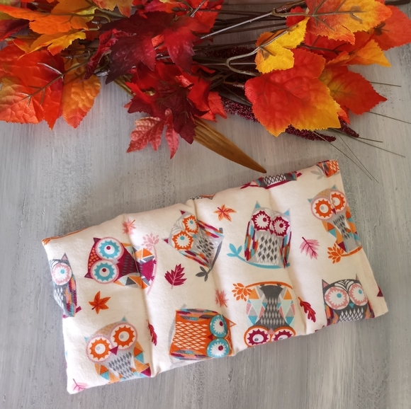 Microwavable Heating Pad Autumn Owls #1 - Picture 2 of 7
